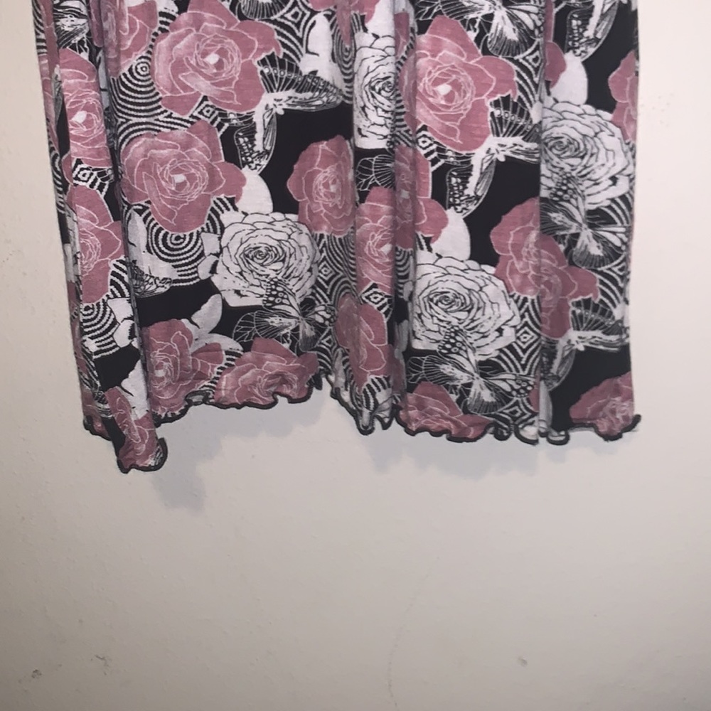 Jayli Hippie Clothing Rose & Butterfly Maxi Dress SZ S - Picture 2 of 6